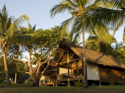 The beach bungalows at Pole Pole, Mafia Island